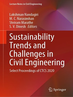 cover image of Sustainability Trends and Challenges in Civil Engineering